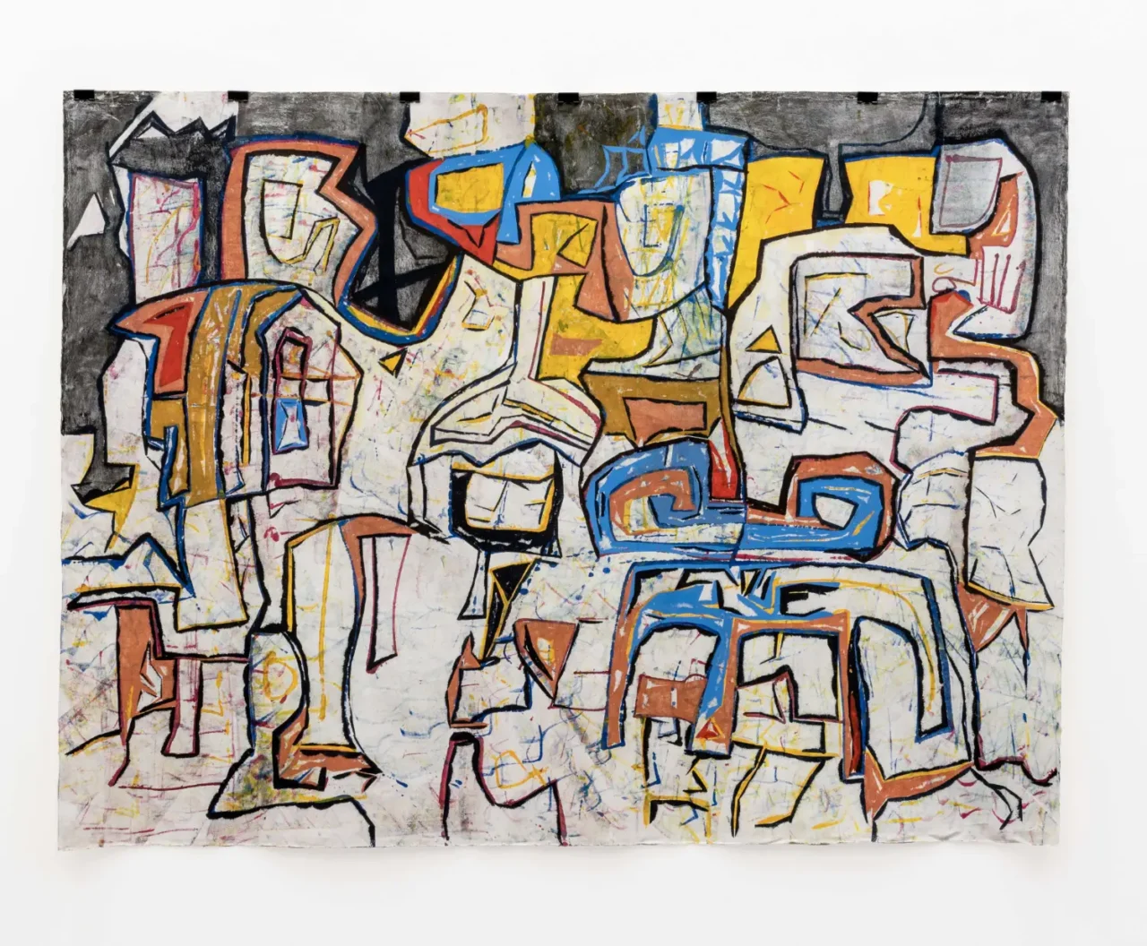 Composition - 150x210 cm acryl on canvas